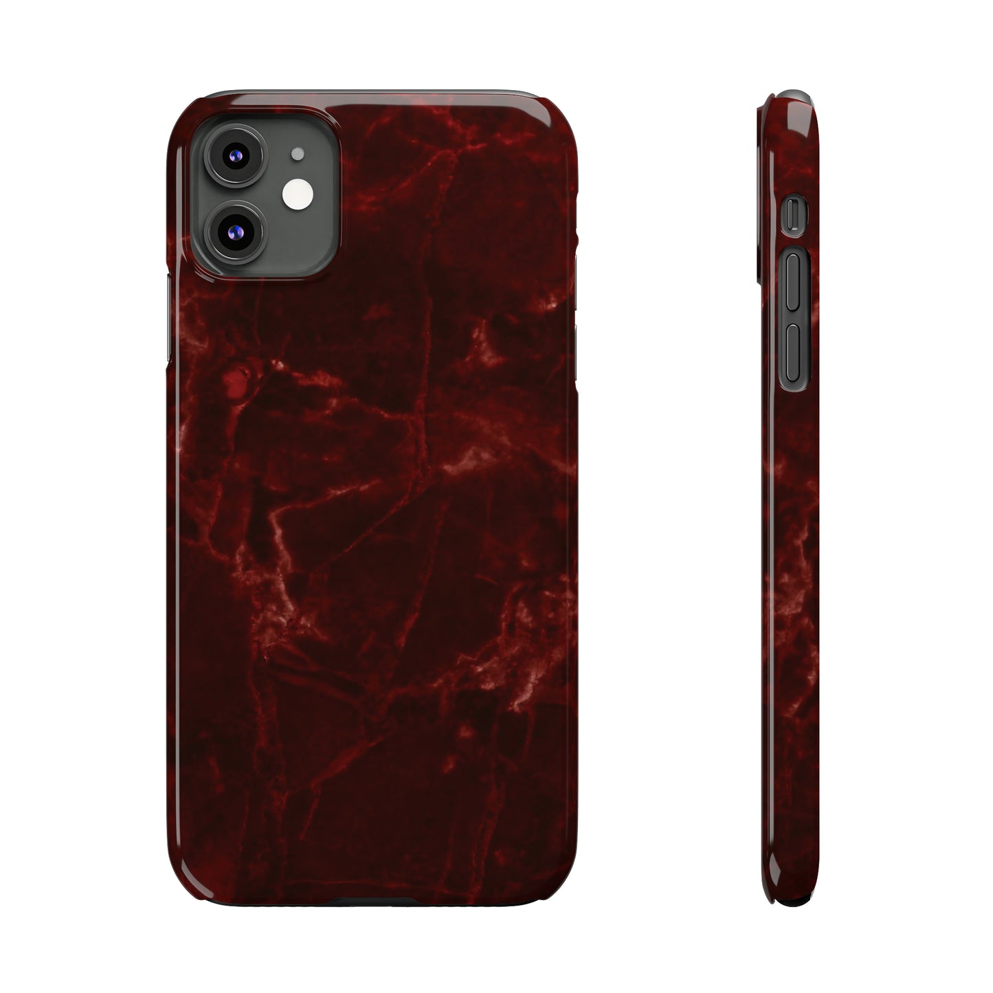 Red stone pattern Snap Case