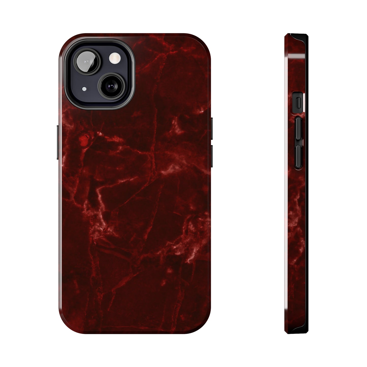 Red stone pattern Tough Case