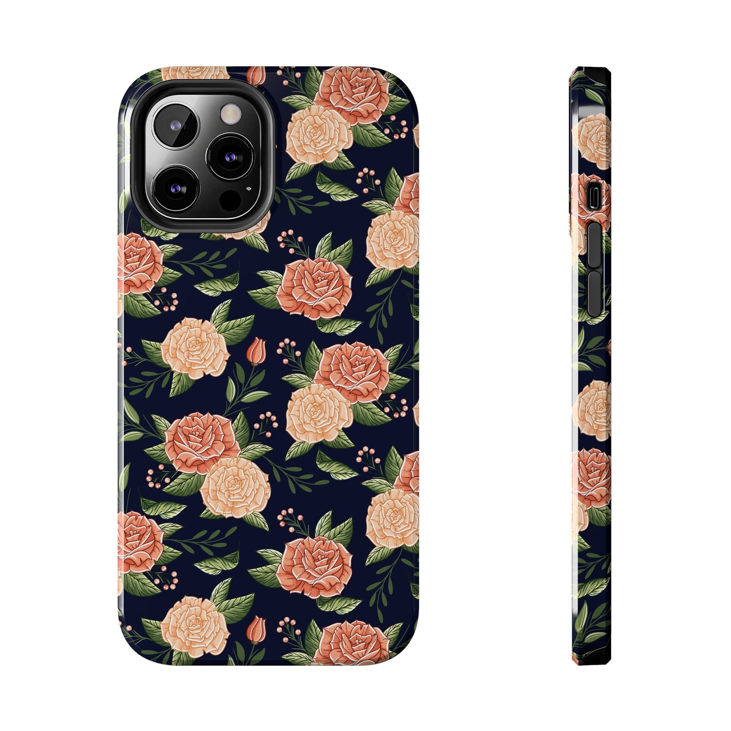 Vintage Rose Tough iPhone Case