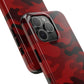 Red Camouflage Tough Case