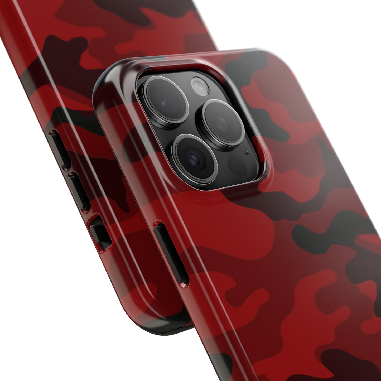 Red Camouflage Tough Case