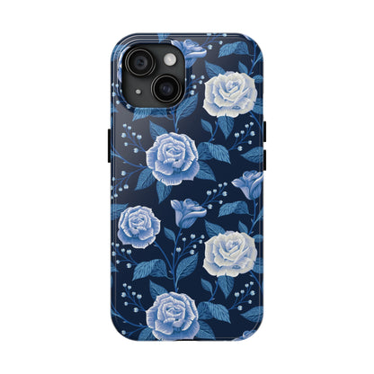 Midnight Rose Tough iPhone Case