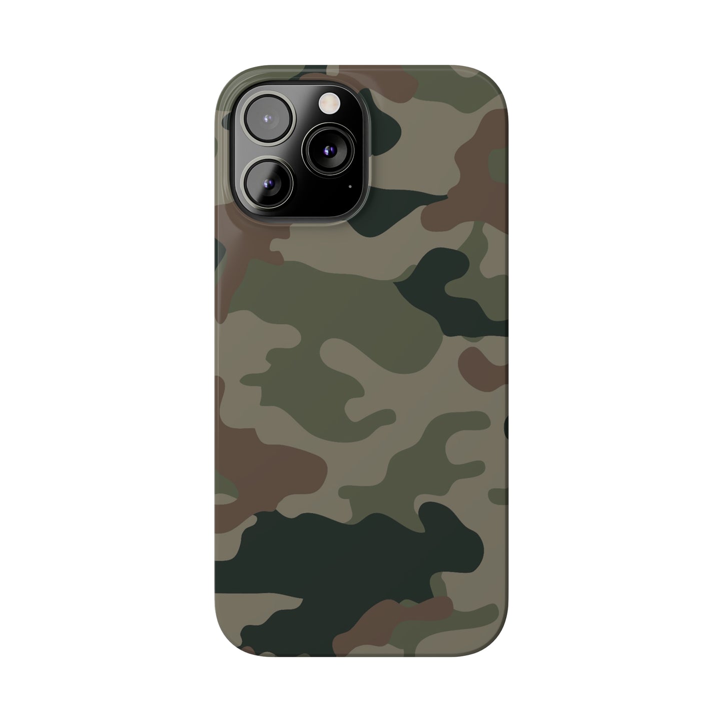 Dark Camouflage Snap Case