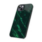 Dark green marble pattern Snap Case