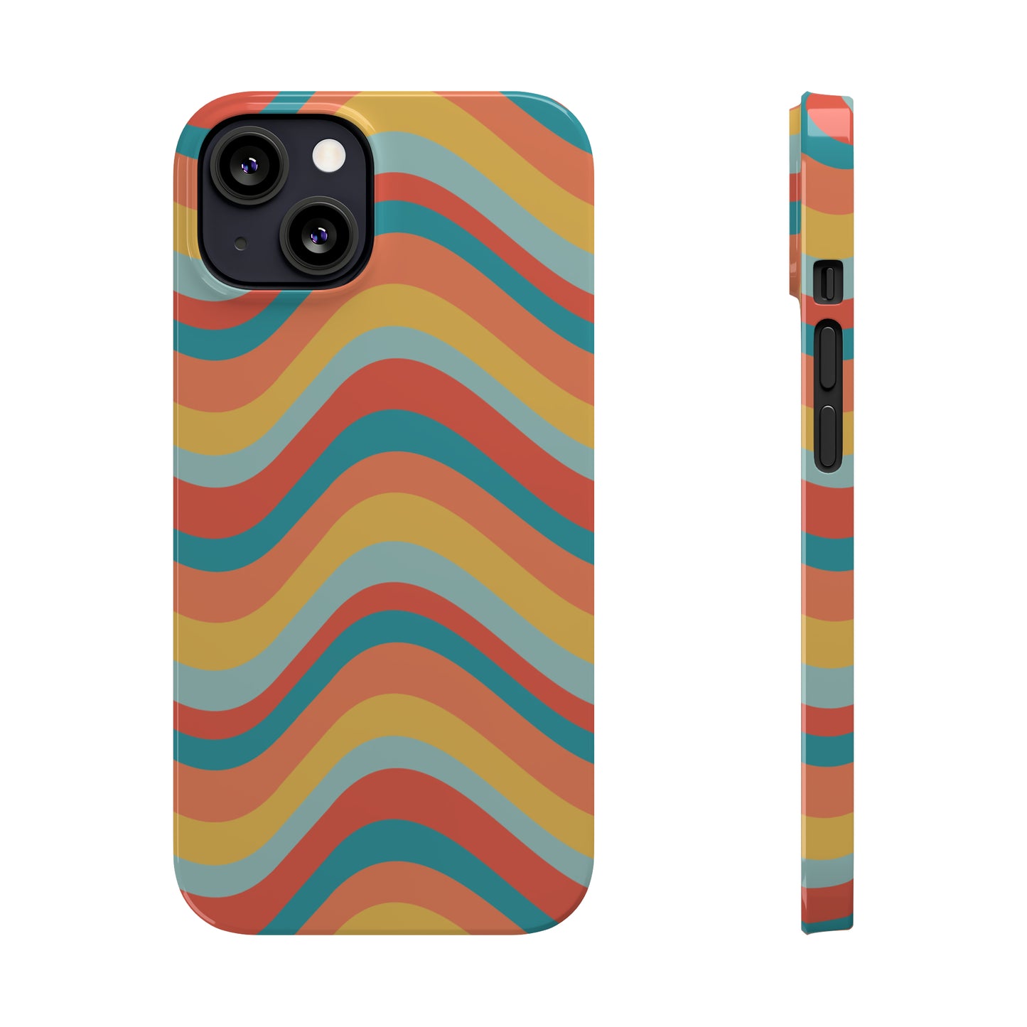 Wavy Pattern Snap Case