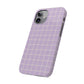 Lavender Grid Snap Case