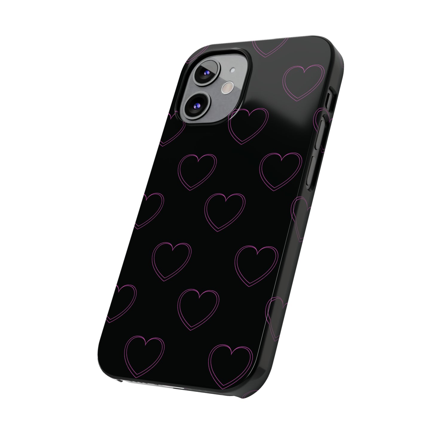 Y2K Heart Snap Case