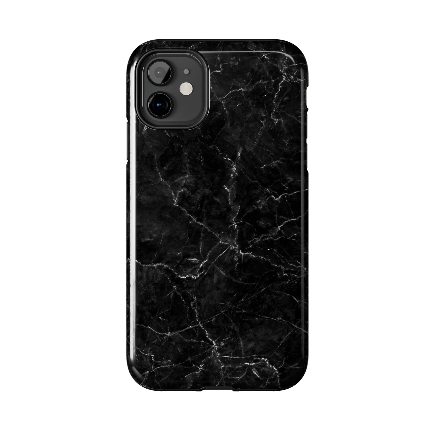 Marquina Black Tough iPhone Case