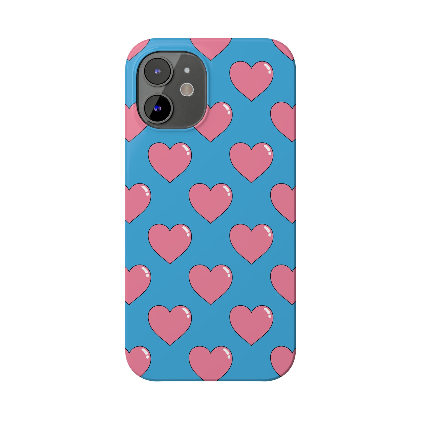 Bubblegum Heart Snap Case