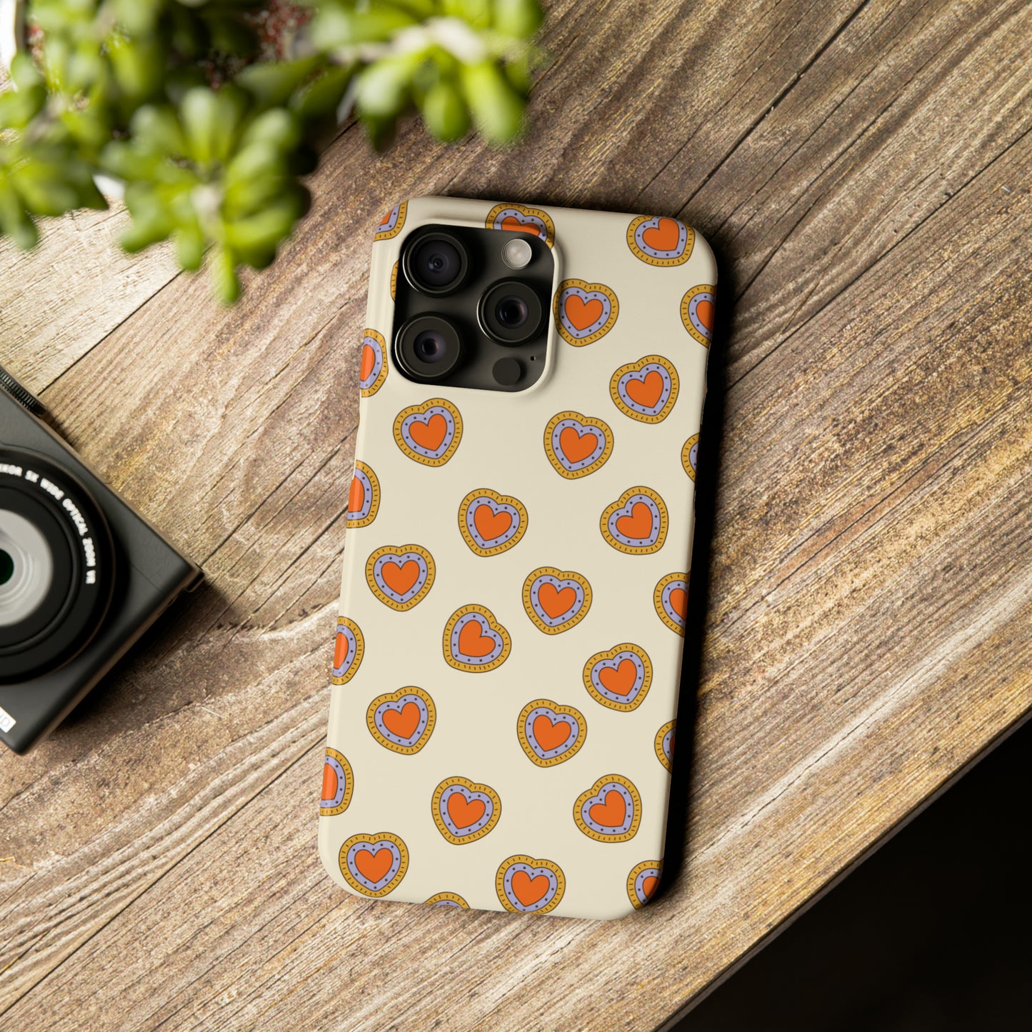 Groovy Heart Snap Case