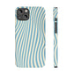 Aqua Swirl Snap Case