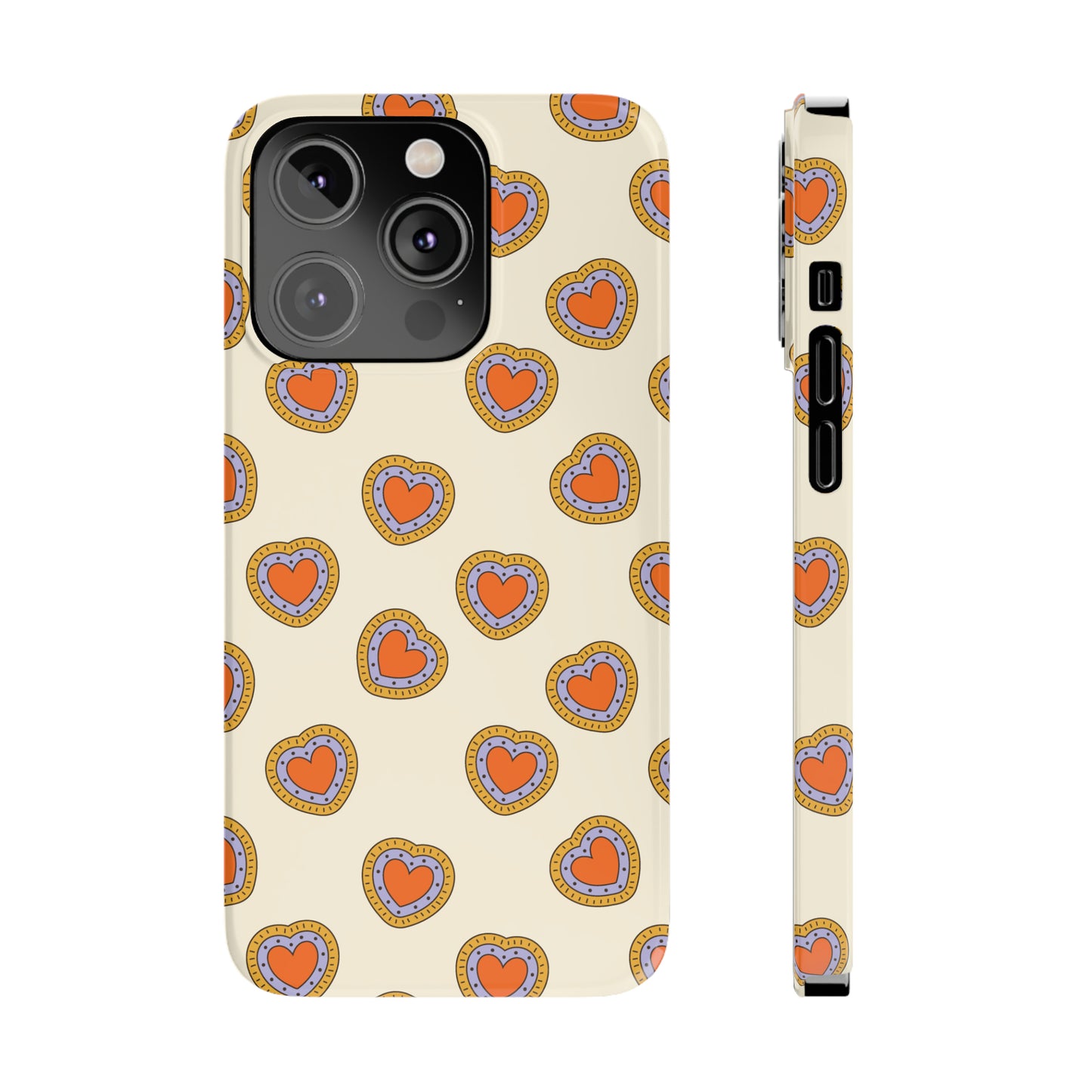 Groovy Heart Snap Case