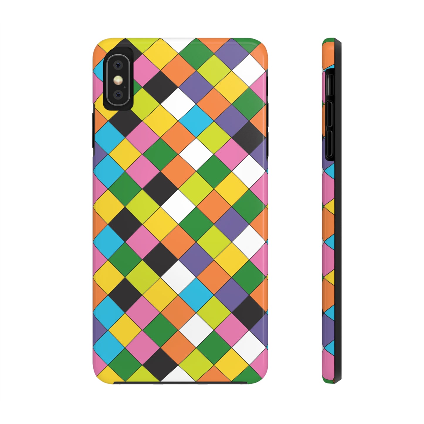 Cross Checkers Tough iPhone Case