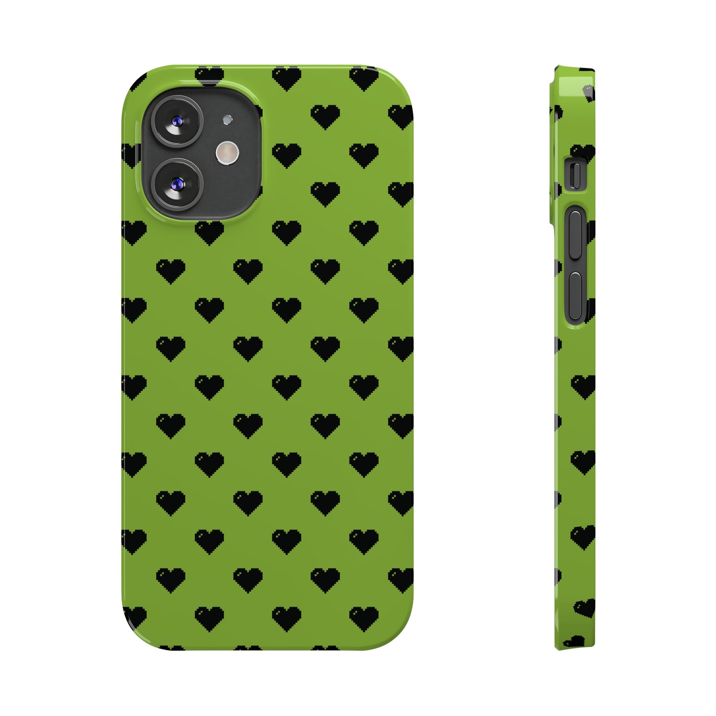 Pixelated Heart Snap Case