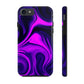 Purple liquid marble pattern Tough Case