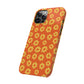 Maio laranja Pattern Snap Case