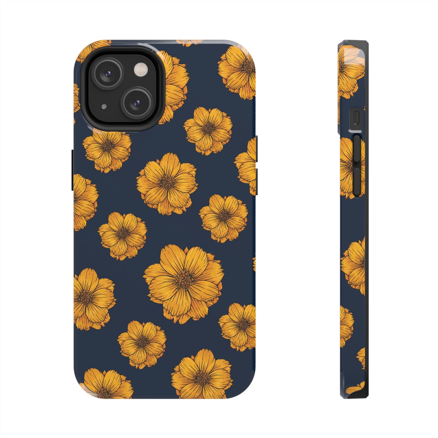 Sunflower Glimmer Tough iPhone Case