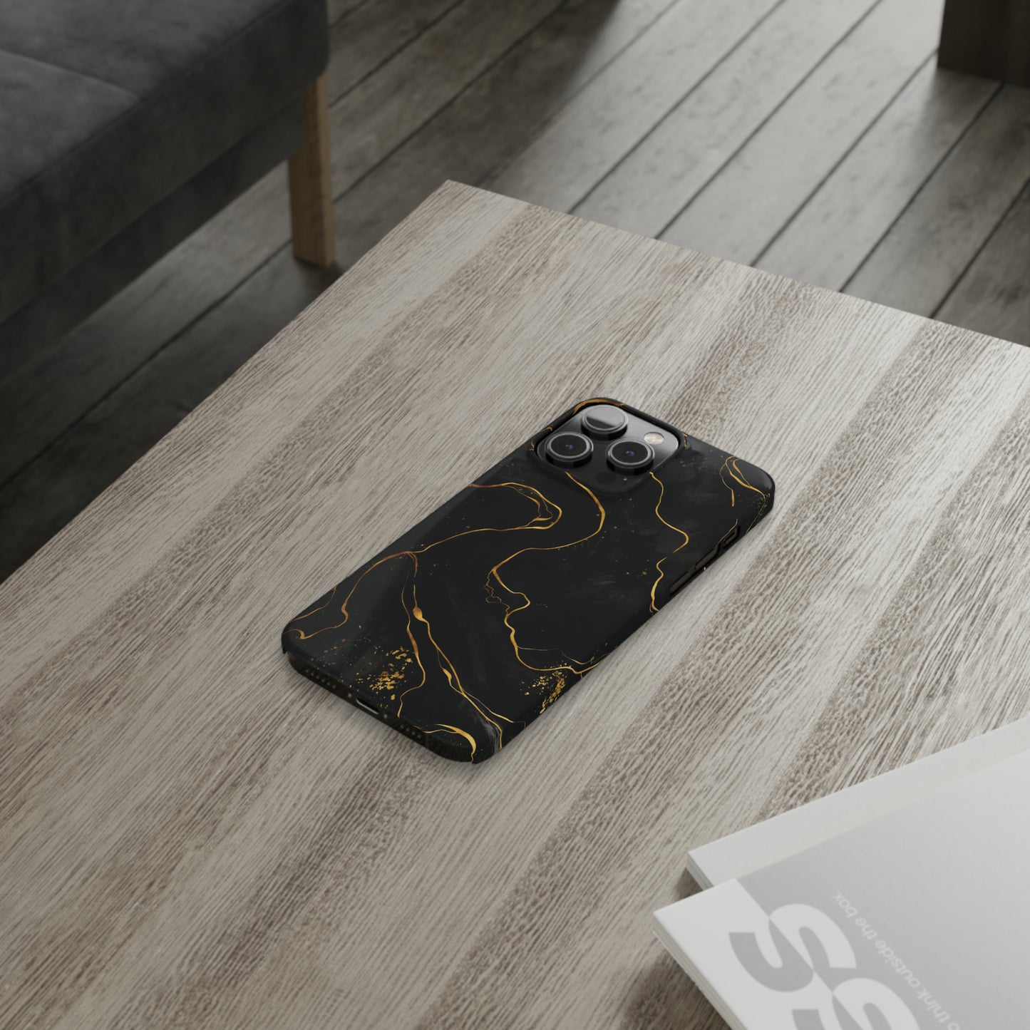 Black Mirage Snap Case