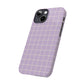 Lavender Grid Snap Case