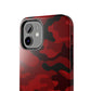 Red Camouflage Tough Case