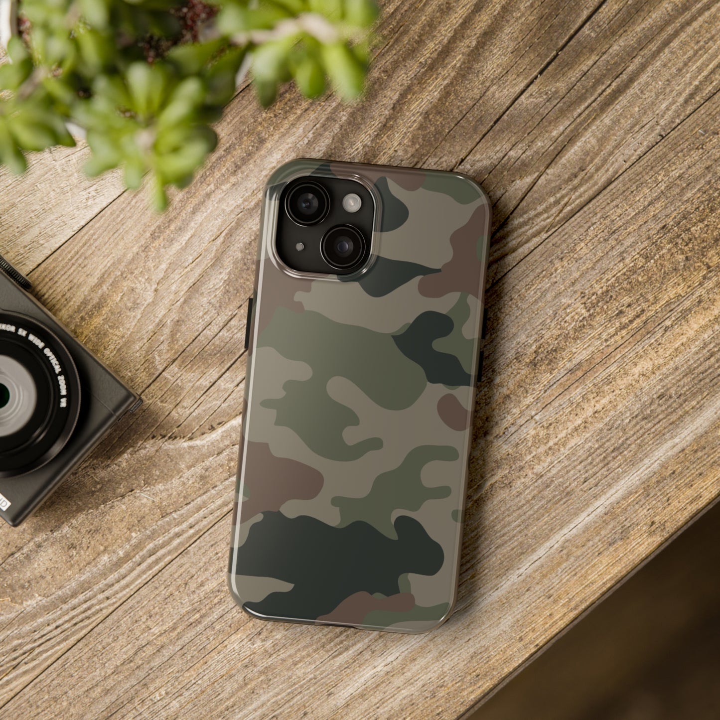 Dark Camouflage Tough Case