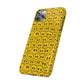 Yellow Squeezer Snap Case