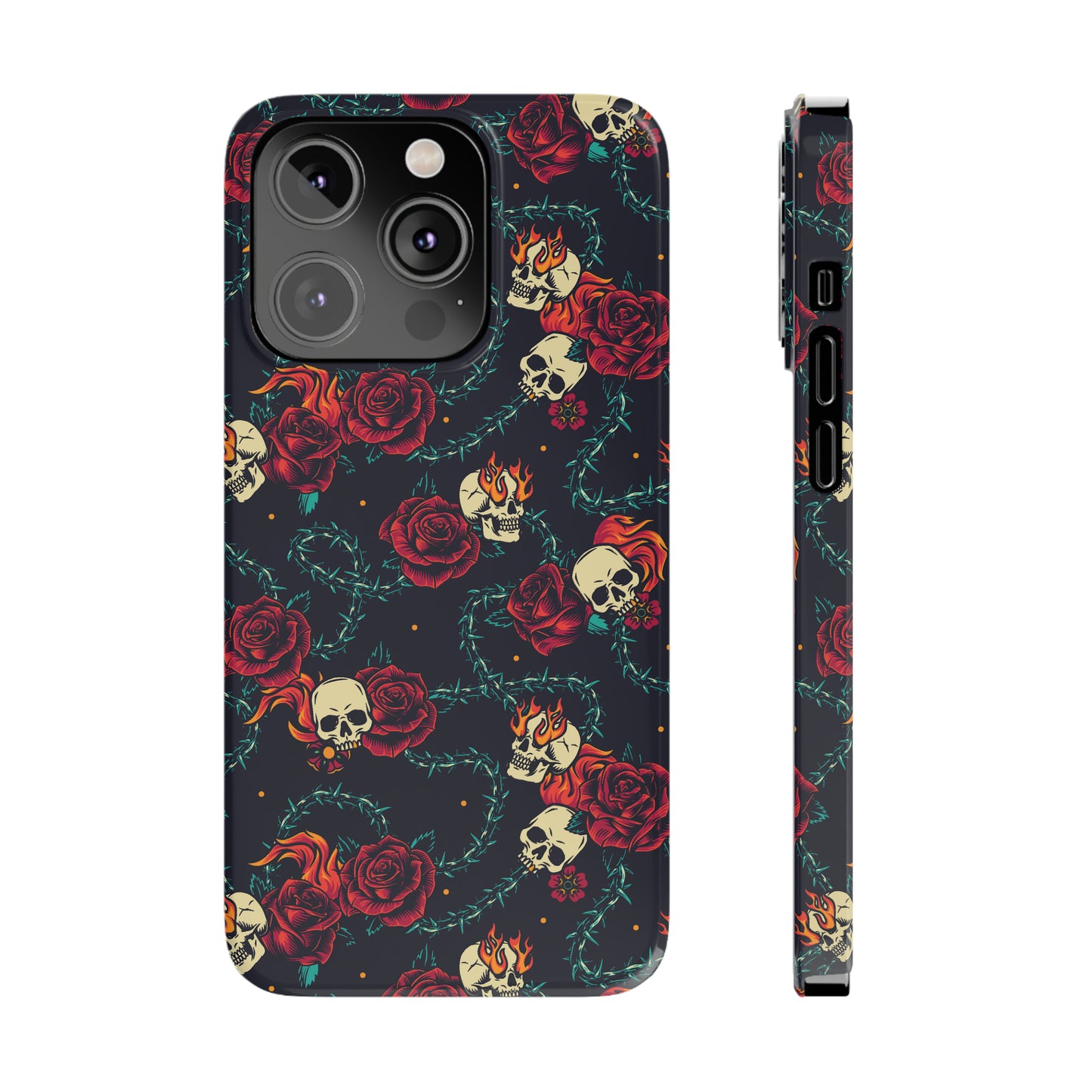 Skulls & Roses Snap Case