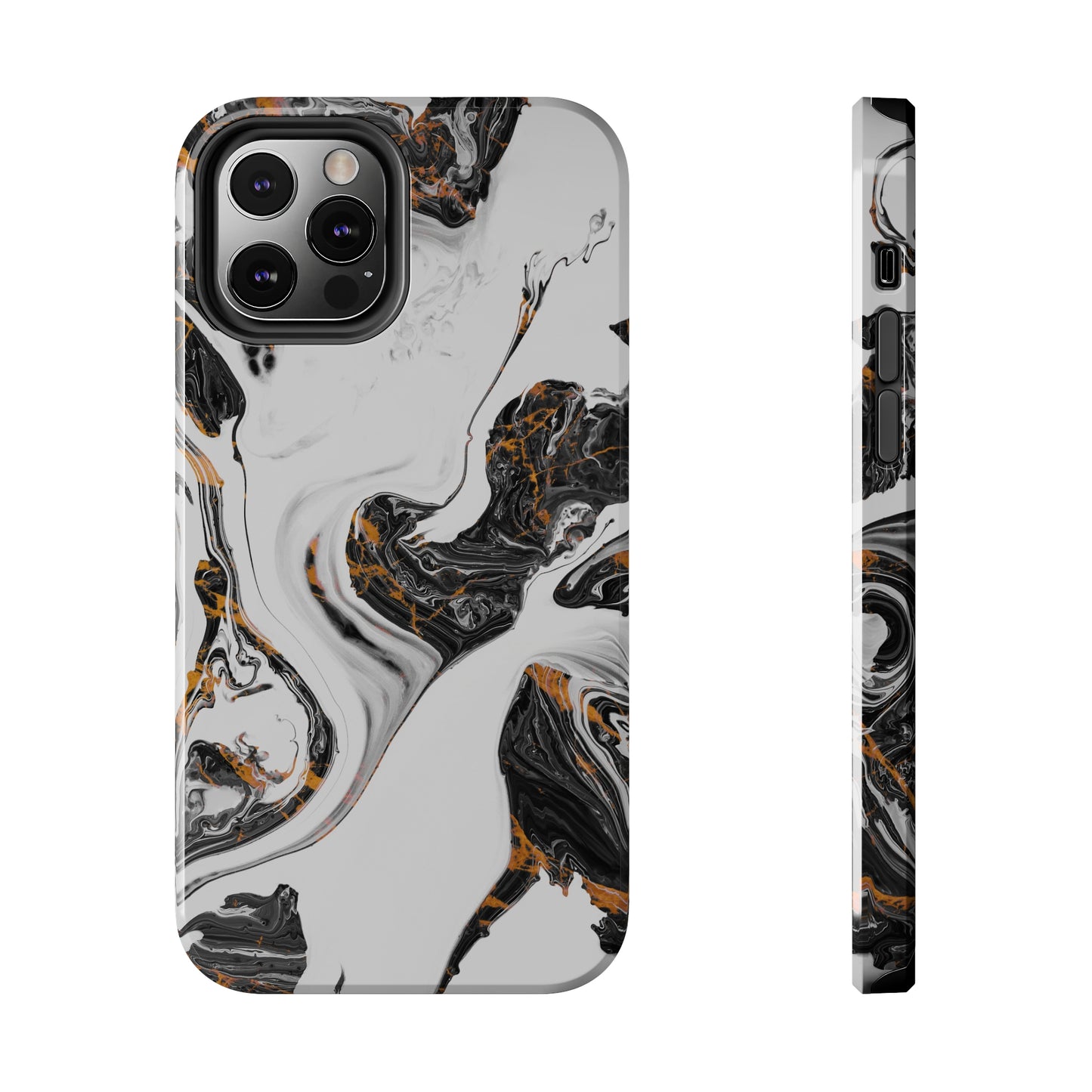 Misty Marble Tough iPhone Case