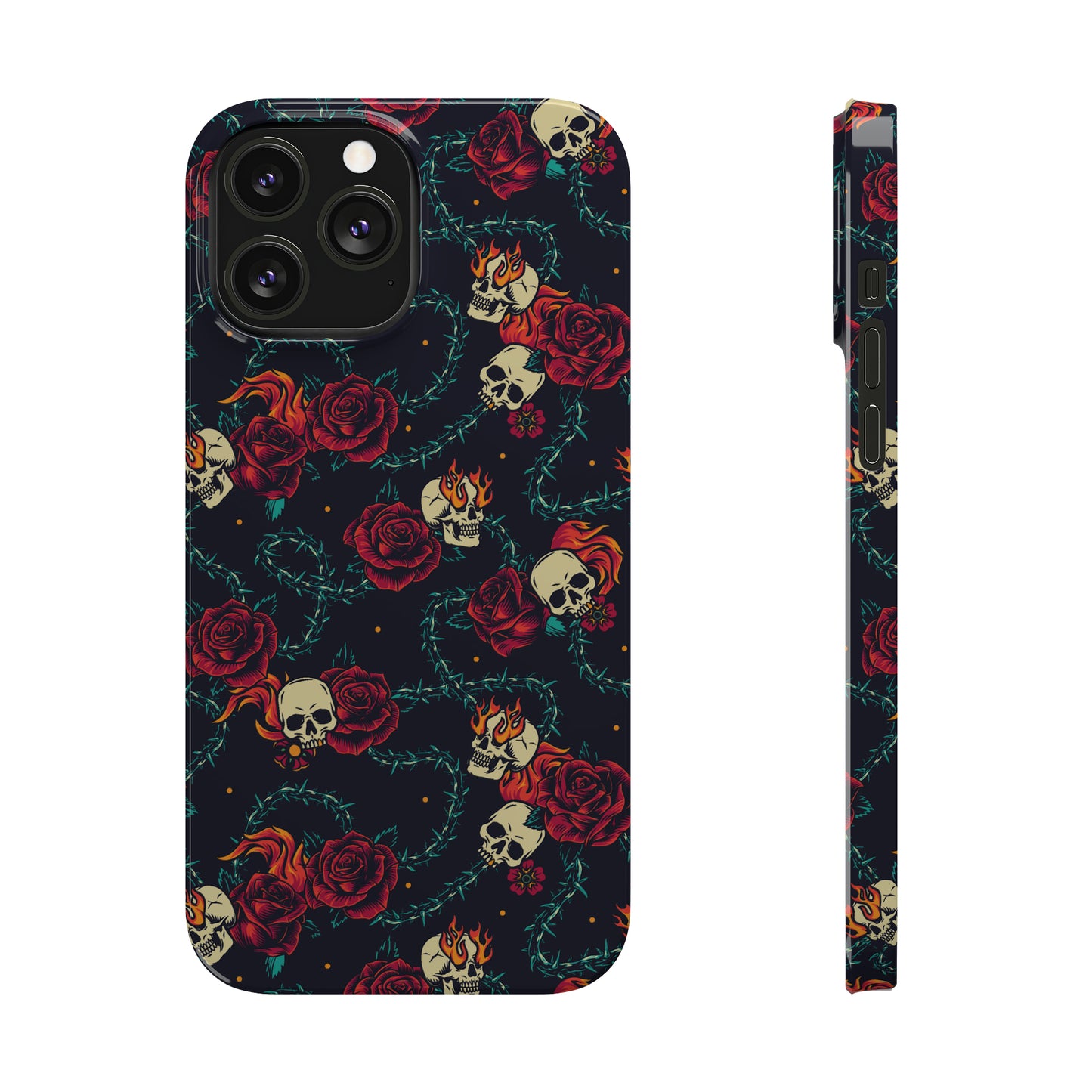 Skulls & Roses Snap Case