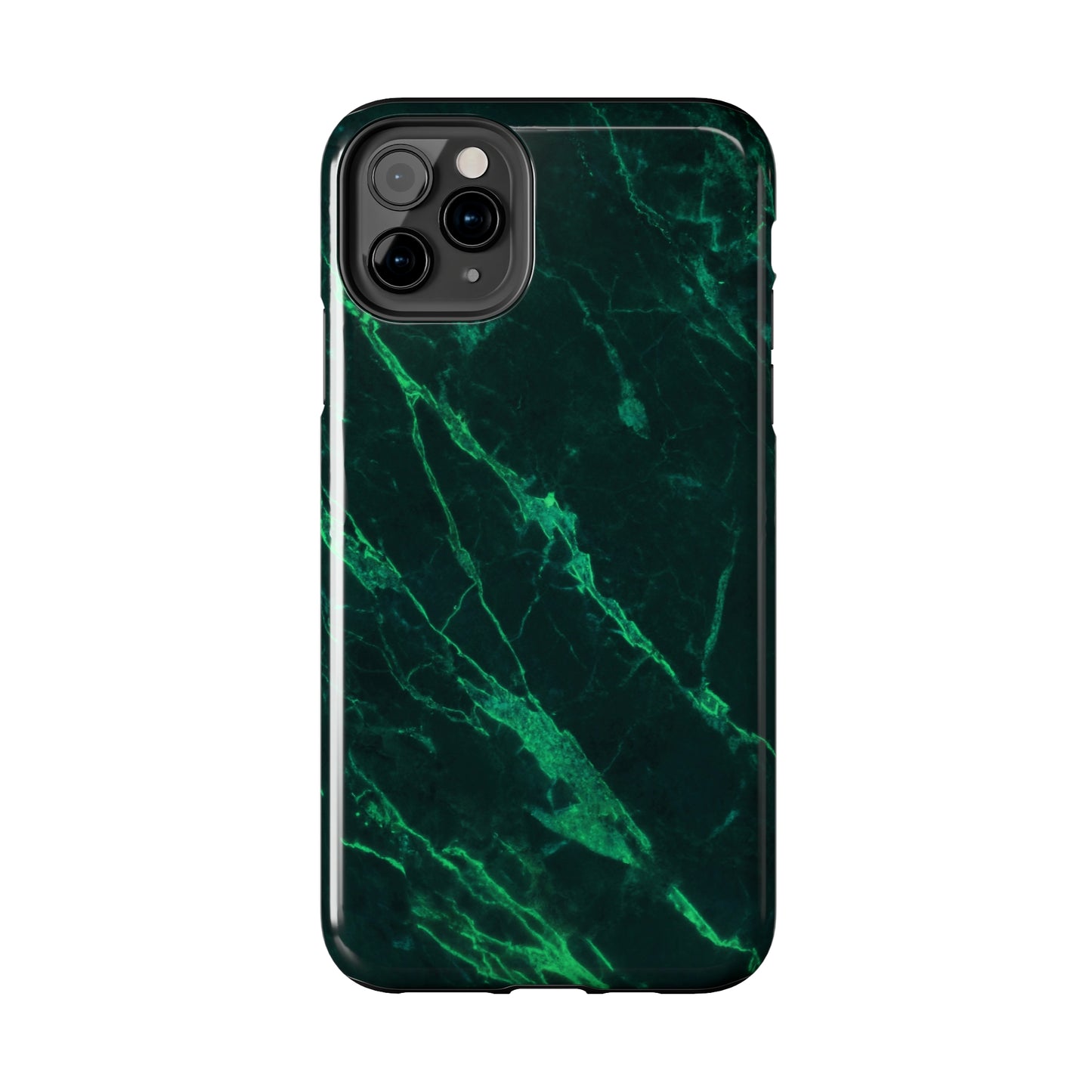 Dark green marble pattern Tough Case