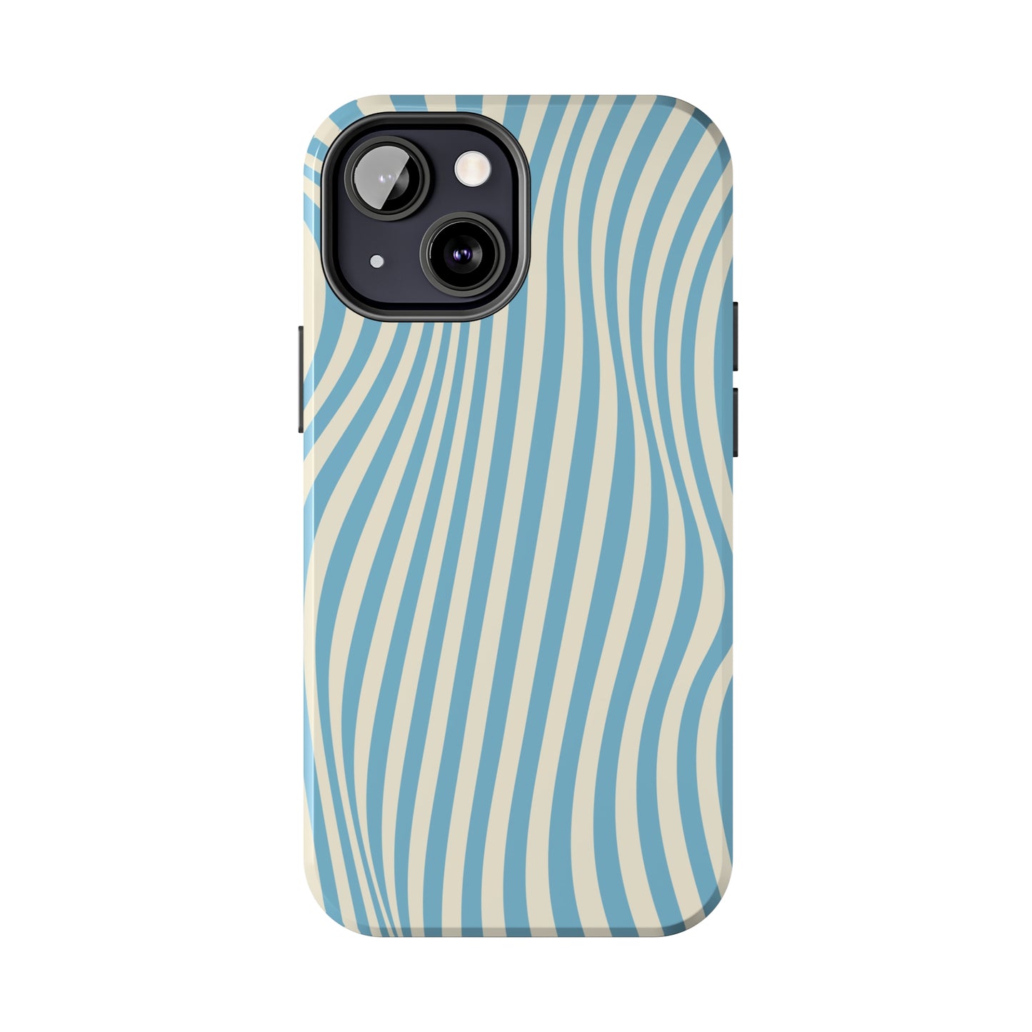 Aqua Swirl Tough iPhone Case