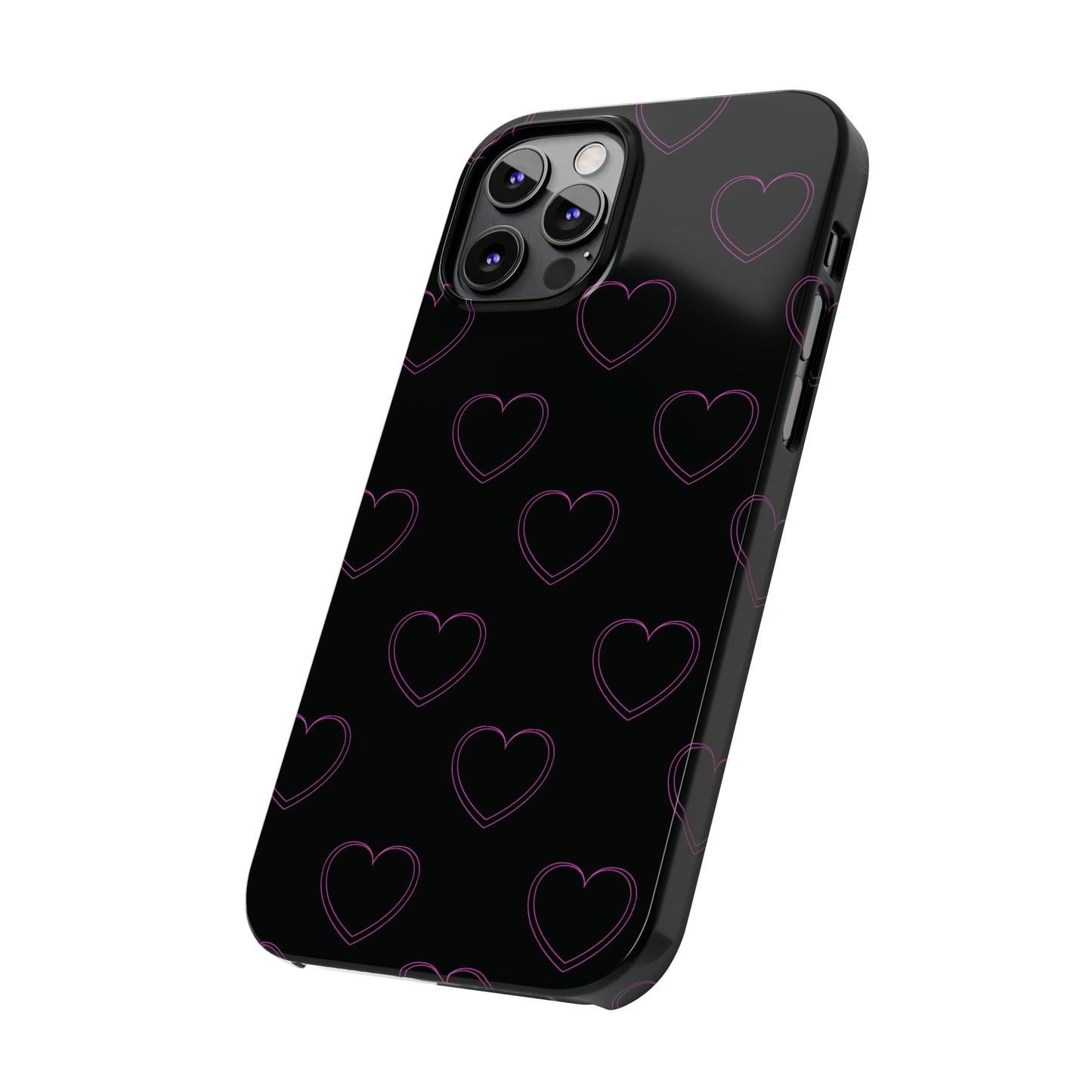 Y2K Heart Snap Case