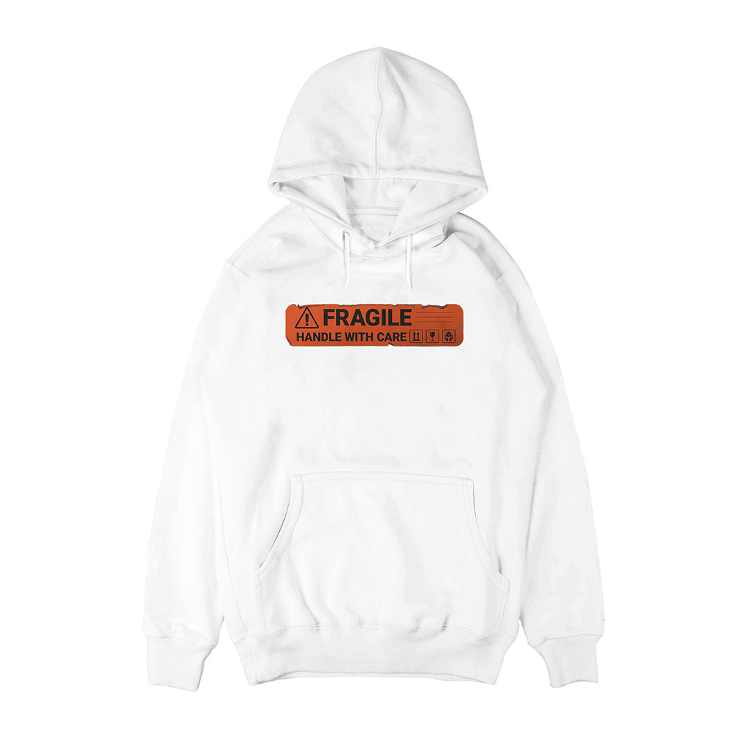 Fragile sticker Hoodie