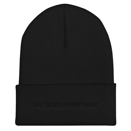 All Black Everything Beanie