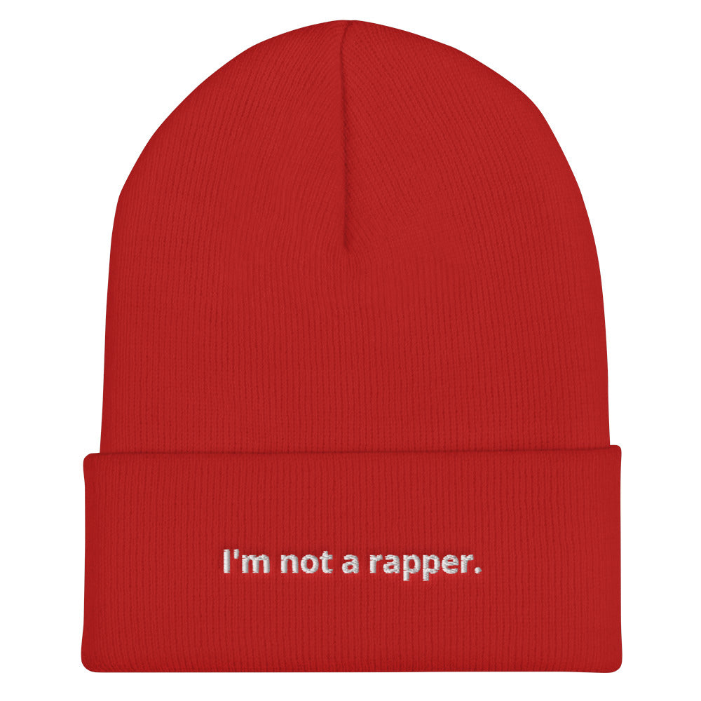 I'm not a rapper Beanie